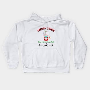 Merry Crisis rs Clause Kids Hoodie